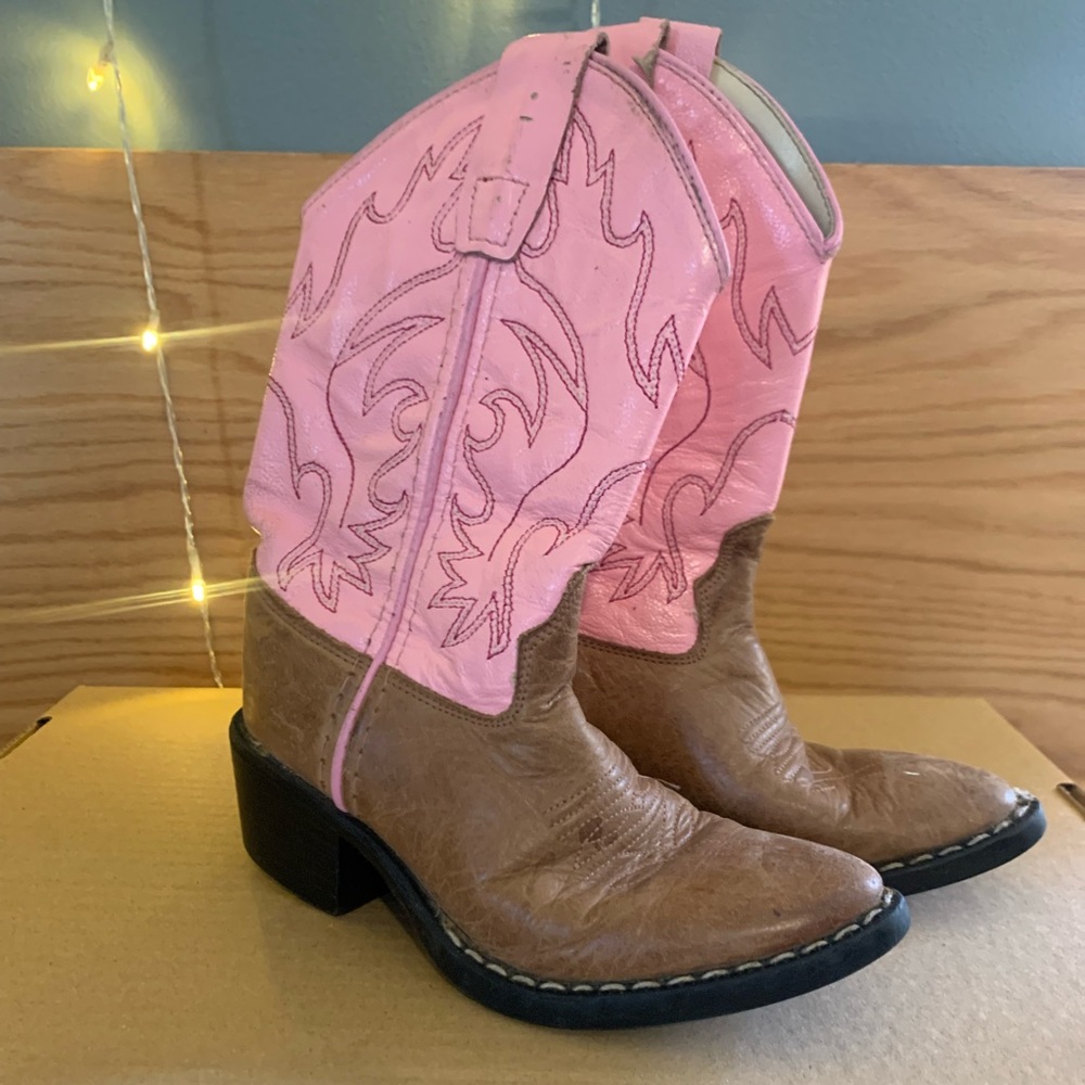 Old West Girls Cowboy Boots size 9